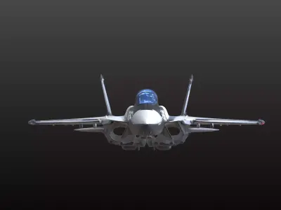 Stealth Fighter Jet Figurine B12 Inspired 3D print model
