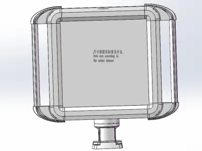 CNC machinemechanical oxButton box 3D model