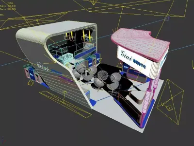 Exhibition - Area -10X6 3DMAX2012-020 3D model