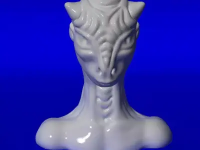 Firma ceramic bust 3D model