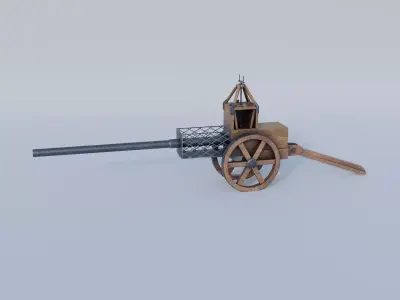 Leonardo da Vinci Architonnerre  Low-poly 3D model