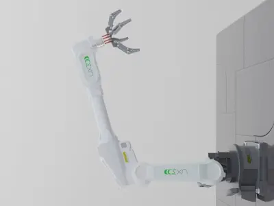 Machine arm 3D model