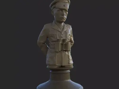 Bust Rommel  3D print model