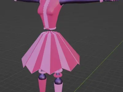 Robocatgirl Hosi 3D model