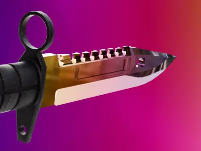 M9 Bayonet knife 3D model