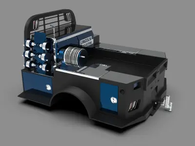 Welding Truck - Mobile Workstation for Heavy-Duty Jobs Low-poly 3D model