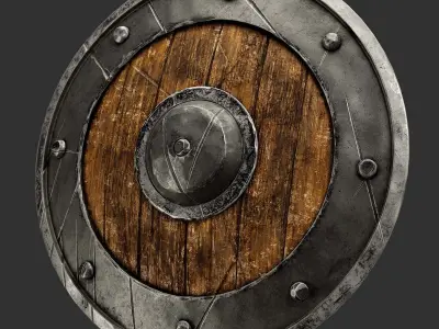 Shield Base Mesh 3D model