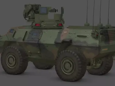 M1200 Armored Knight Low-poly 3D model