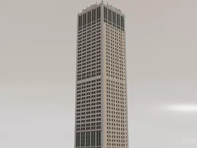 Cadillac Tower 3D model