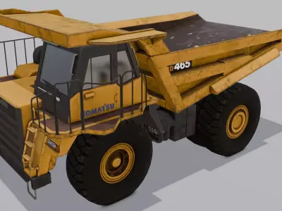 Industrial Machine 3D Model Low-poly 3D model