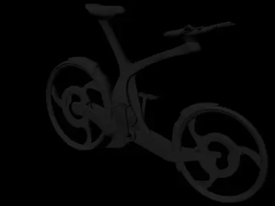 Sci-fi Cycle Low-poly 3D model