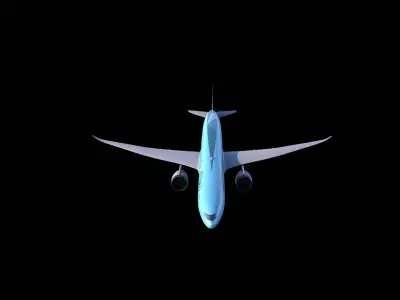 3d Airplane Low-poly 3D model