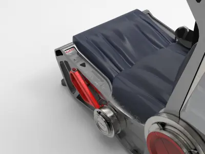 Ejecting Aircraft Seat 3D model