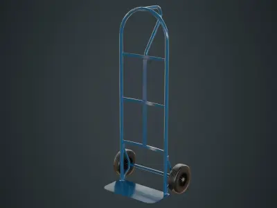 Hand Truck 5A Low-poly 3D model