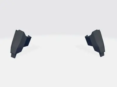 Military Sleeve Booster Basis Low-poly 3D model