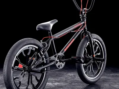 Mongoose Rebel BMX Bike Low-poly 3D model