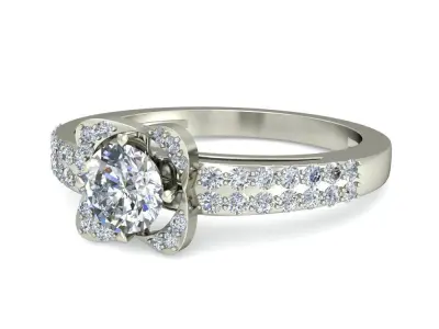Wedding Ring  3D print model 152
