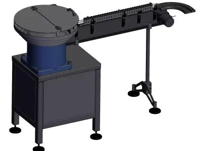 Plastic Bottle Feeding Machine  3D model