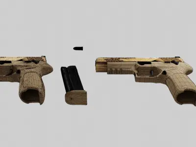 p320 m17 m18 Low-poly 3D model