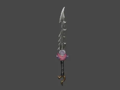 Zeloeman Sword A 36 Low-poly 3D model