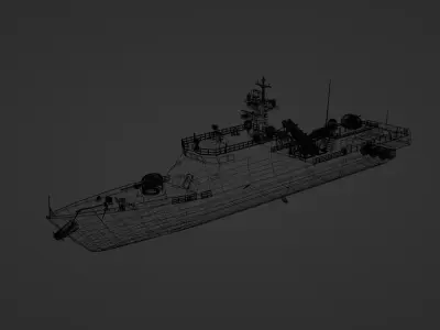 Yoon Youngha-class Patrol Missile Vessel 3D model