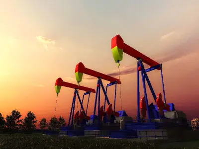 Kowtow machine oil pump 3D model