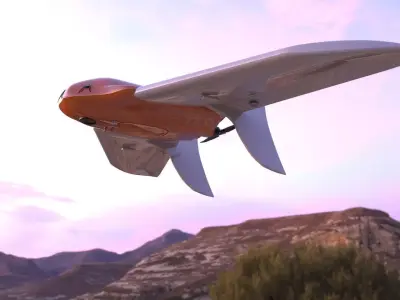 drone geoscan 3D model