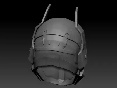 Arkham knight helmet  3D model