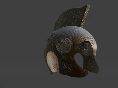 helmet spartan 3D model purchase