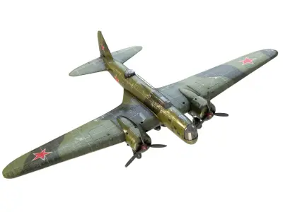 DB-3 Bomber 3D model
