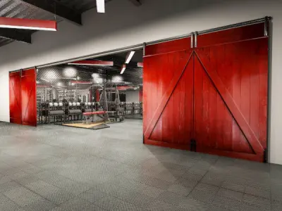 Gym - Exercise Room - Max - Mental Ray 3D model