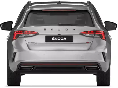 Skoda Octavia Combi RS  2020 3D model