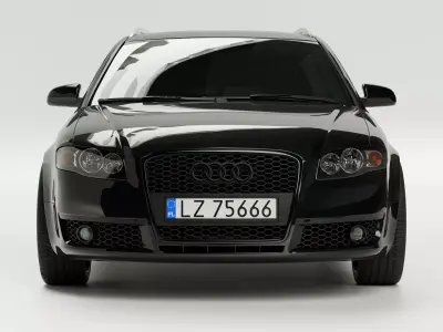 Audi A4 B7 Avant 2005 Car model 3D model