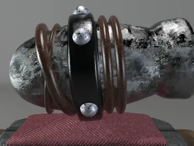 Cannon Low poly Game-ready Low-poly 3D model