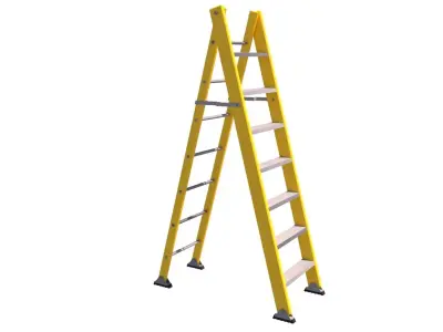step ladder 3D model buy