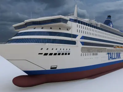 Silja Europa - Tallink 3D model