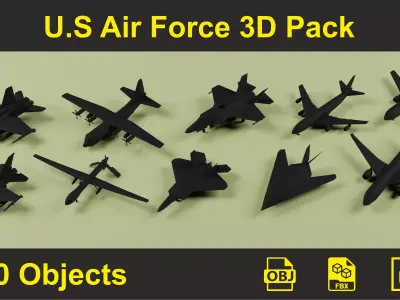 US Air Force 3D Pack 3D model