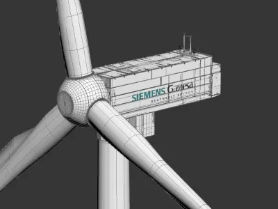 Wind Turbine Siemens Gamesa 3D model