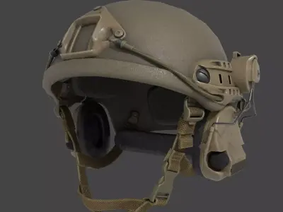 Tactical helmet Ops-Core Low-poly 3D model