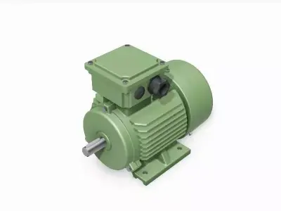 80 B3 Top IEC electric motor - 3D CAD model 3D model