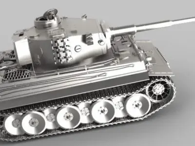 PANZER TIGER I AUSF A - WWII 3D model