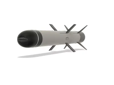 Akeron MP - MMP - Anti-tank missile system 3D model