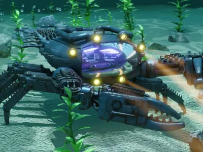 Robot lobster 3D model