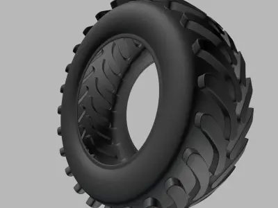 offroad tractor tire or Tyre  3D model