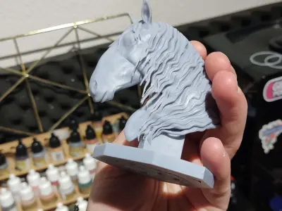 Lusitano Horse Head Free 3D print model