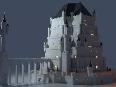 Castle Generator 01 3D model