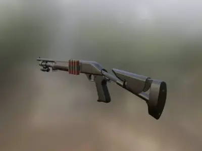 Benelli M4 Super 90 3D model