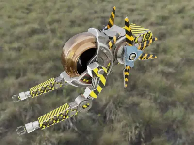 Scavenger Cyberpunk 3D model