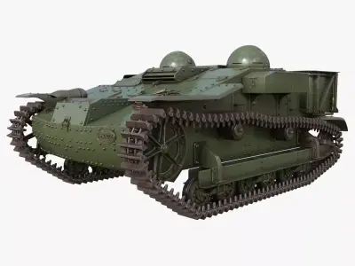 UE Tractor Mental Ray 3D model