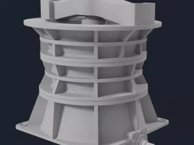Chancadora primaria modelo tecnico modular 3D print model